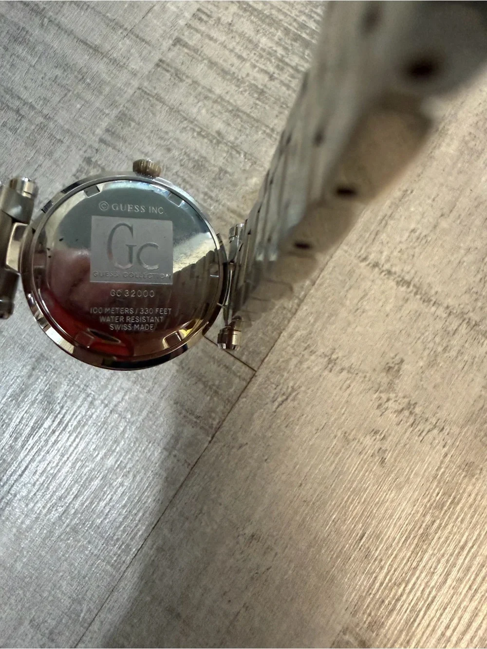 GC Guess Collection GC32000 Women’s Swiss Watch Pink MOP Dial Stainless Steel